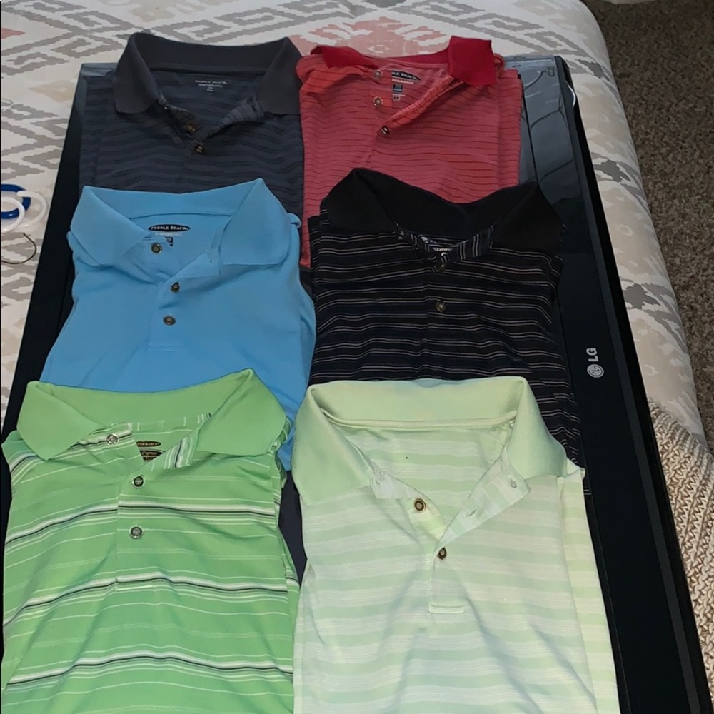 Men’s pebble beach golf shirts